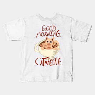 Good Morning Cat•Feine V14 Kids T-Shirt